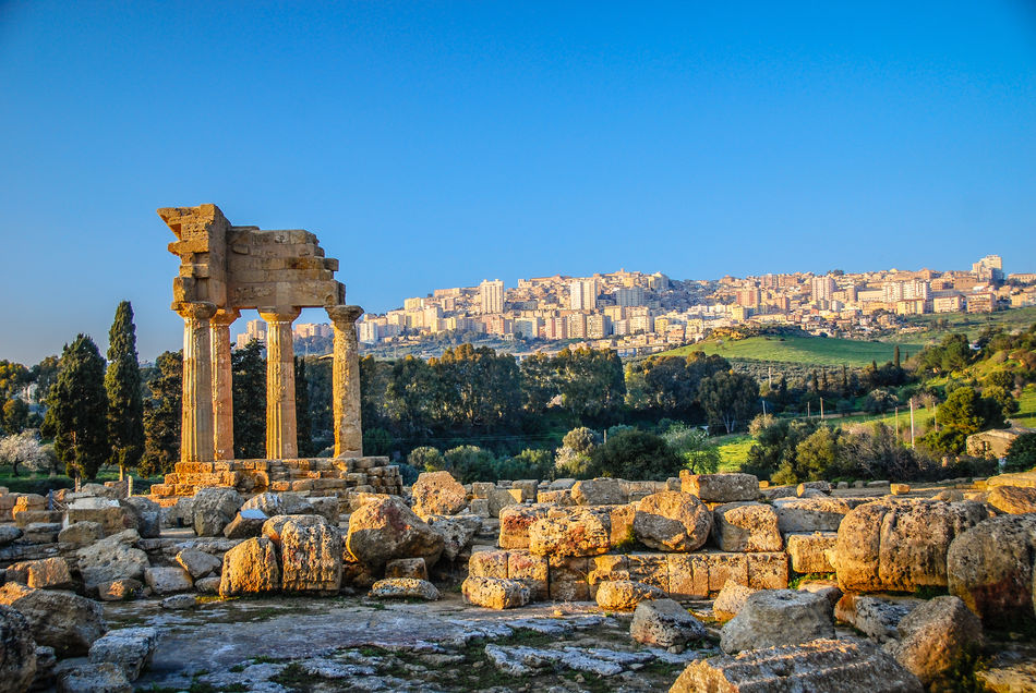 View of Agrigento, Italy