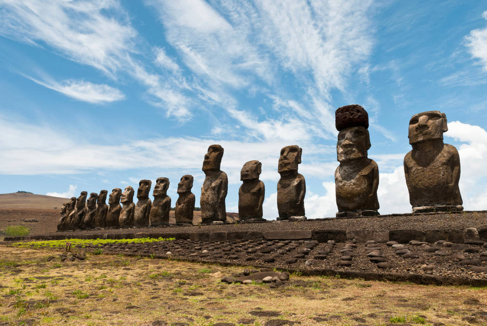 Ahu Tongariki, Easter Island, Chile
