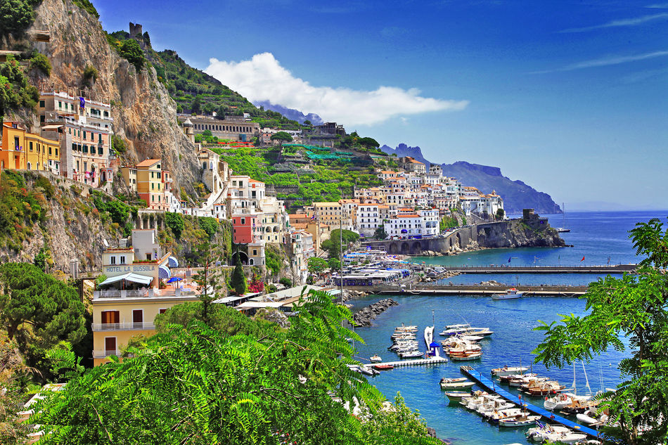 The town of Amalfi, Italy