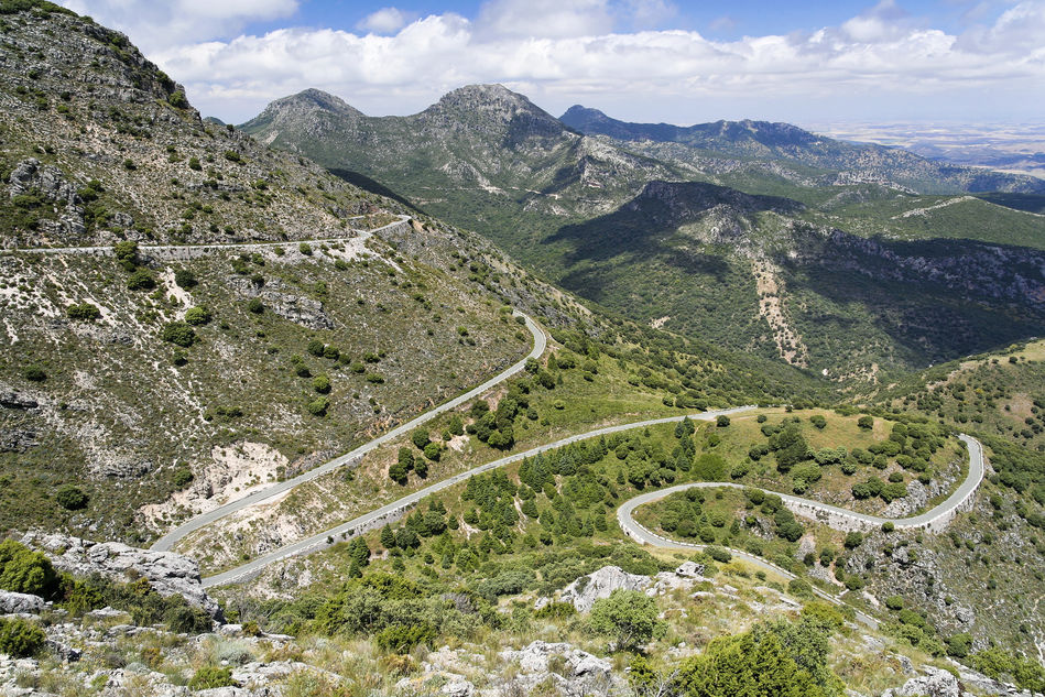 Roads of Andalucia in Spain