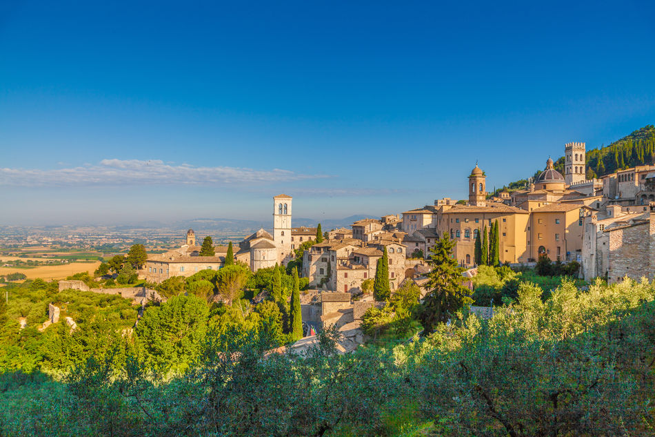 The village of Assisi, Umbria