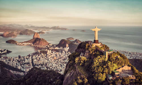 Christ the Redeemer, Botafogo Bay and Sugar Loaf Mountain, Rio De Janeiro