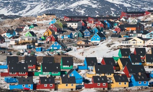 Colorful houses, Ilulissat, Greenland