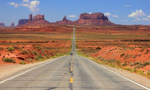 Desert Highway, Monument Valley, Utah
