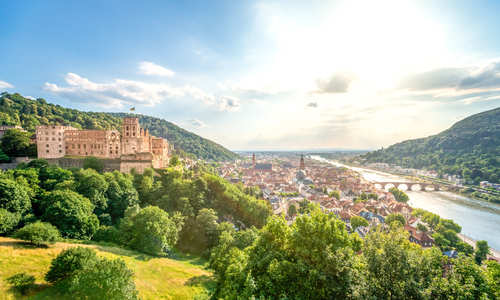 Heidelberg, the Rhine, Germany