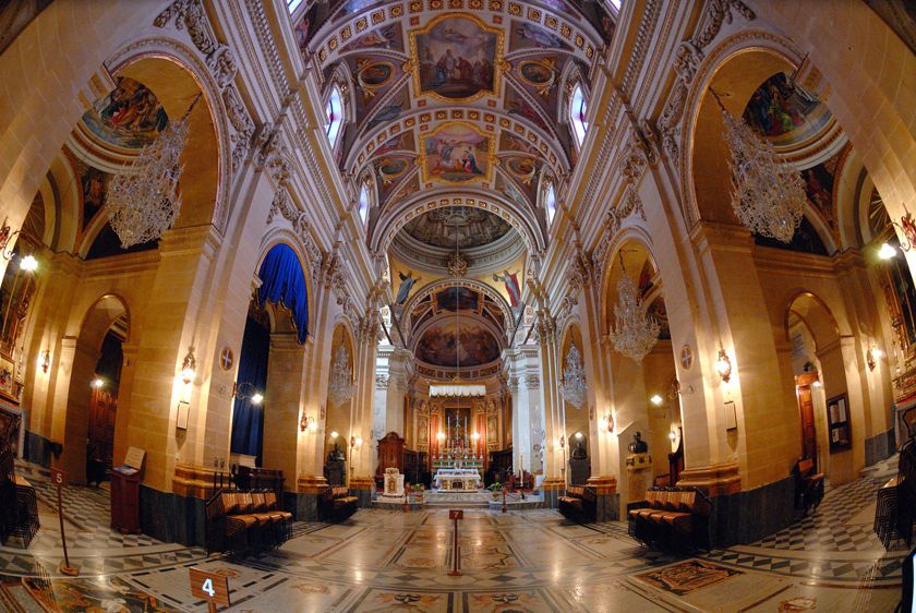 Impressive church architecture, Malta