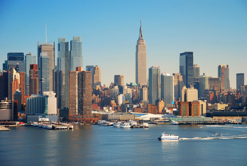 Manhattan skyscrapers of New York City
