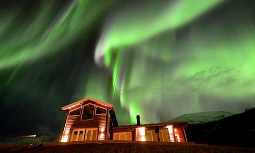 Northern Lights, Lyngen Lodge, Norway