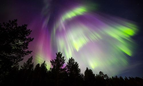 Northern Lights, Nellim Wilderness Hotel, Lapland, Finland