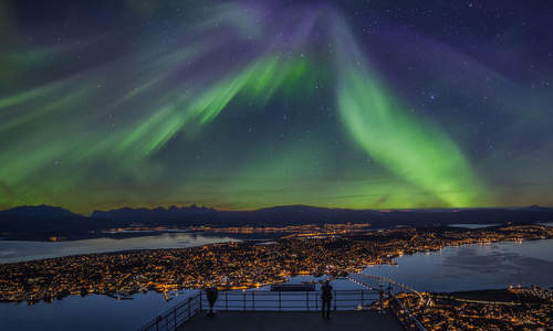 Northern Lights over Tromso, Norway (Credit: Truls Tiller)