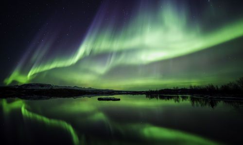 Northern Lights, Thingvellir National Park, Iceland