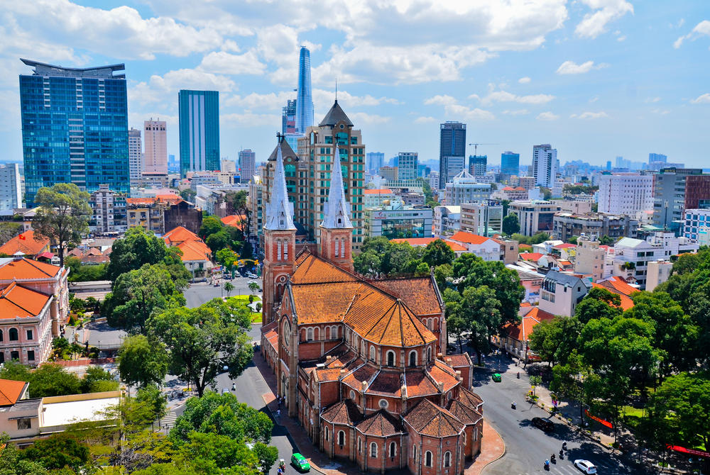 Notre Dame cathedral in Ho Chi Minh City
