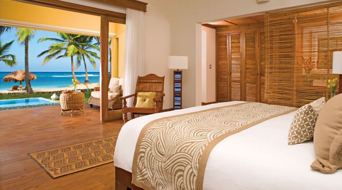 Oceanfront suite, Zoetry Agua, Punta Cana, Dominican Republic