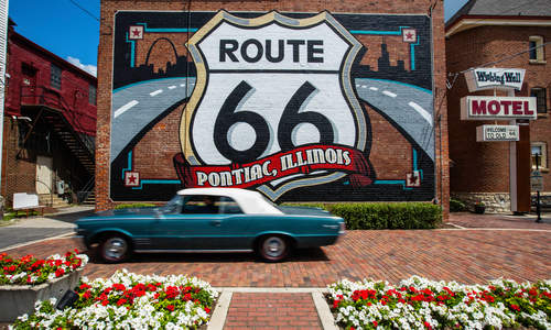 Pontiac Route 66 Mural, Illinois