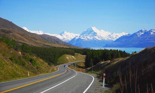 Route to Mt. Cook
