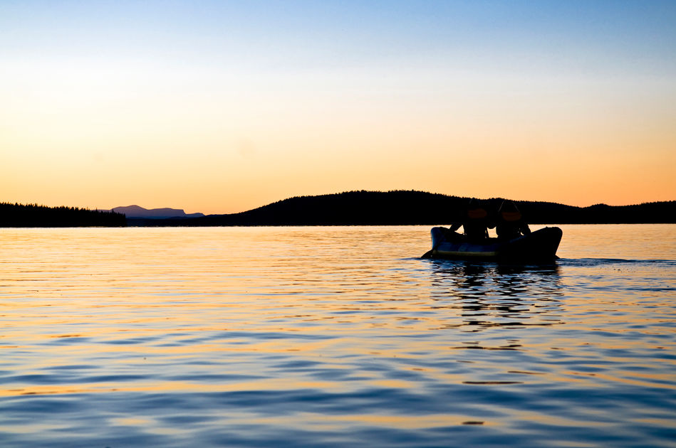 Summer Midnight Sun rafting excursion at the ICEHOTEL in Swedish Lapland