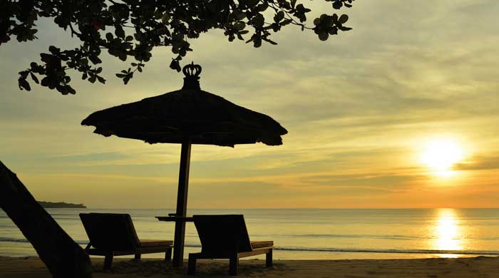 Sunset at Jimbaran Puri, Bali