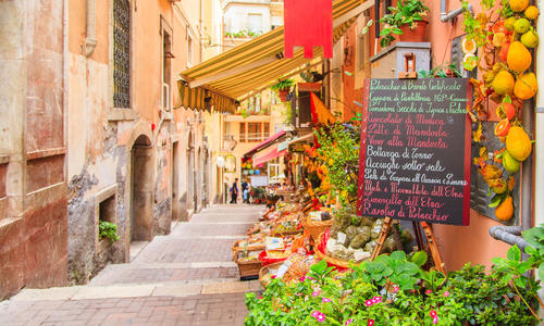 Backstreet restaurant, Taormina