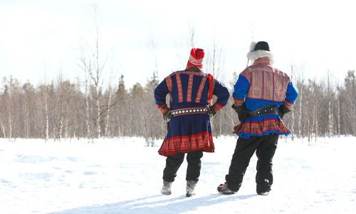 Traditional Sami Costume, Hotel Harriniva, Finnish Lapland