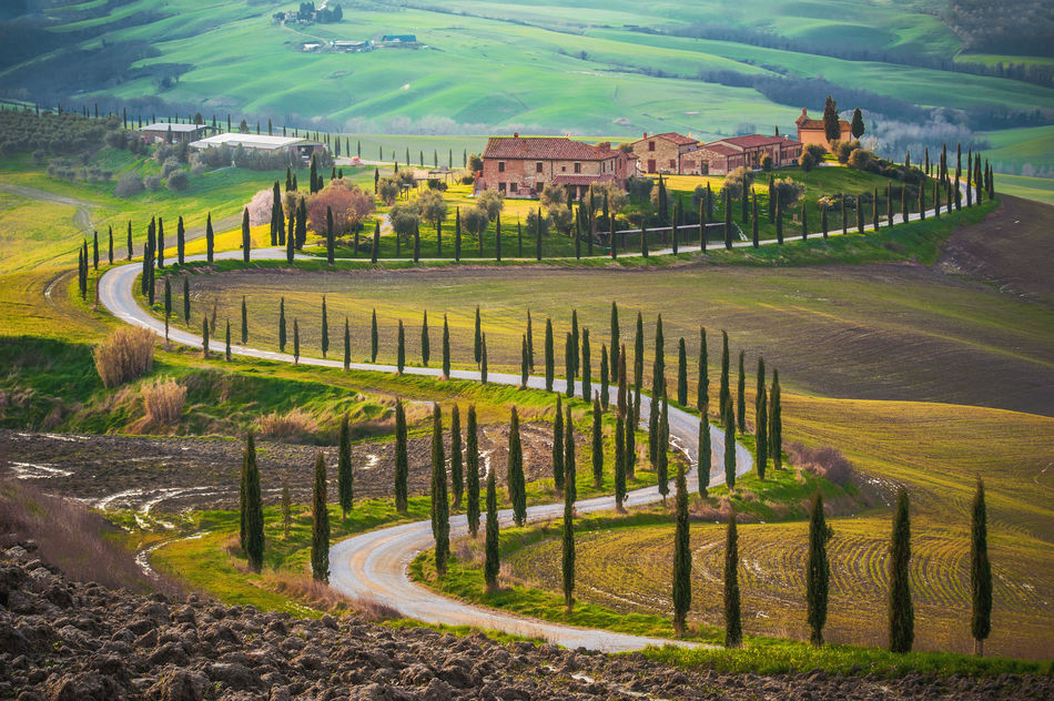 Tuscany countryside in Italy