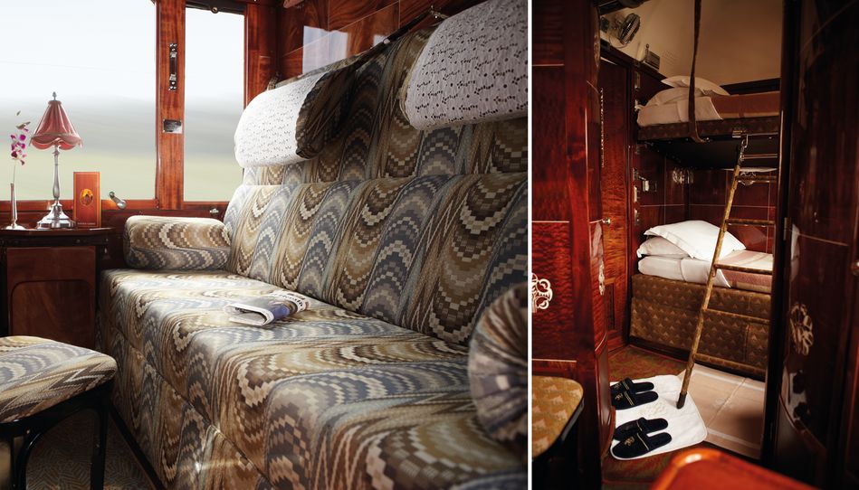 Twin cabin on board Venice Simplon-Orient-Express